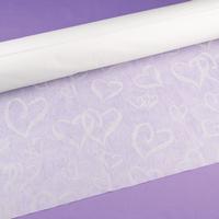 23735 Linked at the Heart Aisle Runner White