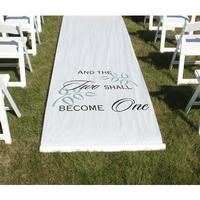 30045 Two Shall Become One Aisle Runner
