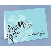 10598 Perched Birds Thank You Cards