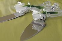 1932 Calla Lily Cake Knife Set