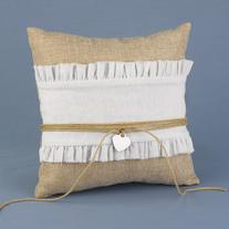 Rustic Romance Ring Pillow