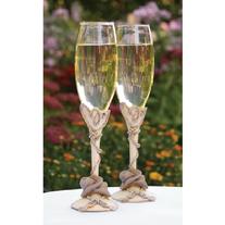 29214 Country Flair Toasting Flutes