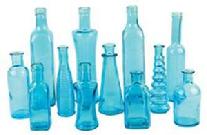 Blue Vintage Bottles