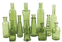 Green Vintage Bottles