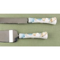 32306 Seaside Jewels Cake Knife Set