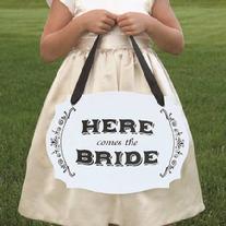 35691 Here Comes the Bride Sign