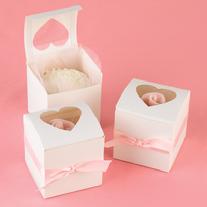 Heart Window Cupcake Box