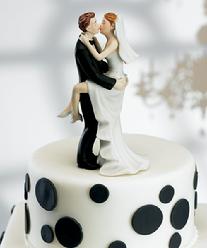 8446 Kissing Couple Cake Top 