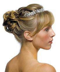 8754 Garden Tiara in Silver with Pearls