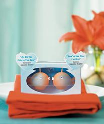 Kissing Fish Candle Favour