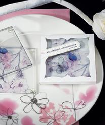 9107 Artistic Botanical Coaster Set