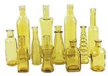 Amber Vintage Bottles