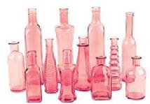 Pink Vintage Bottles