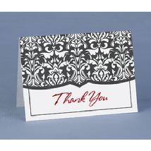 45538 Damask Thank You Cards