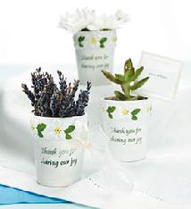 8010-Mini Flower Pot Favours(6) $17.98