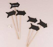 Arrow Shaped Chalkboard Stake