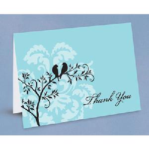 10598 Perched Birds Thank You Cards
