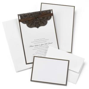 10725 Scalloped Top Wrap Invitation Kit