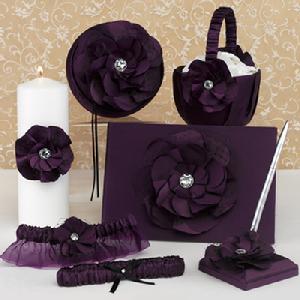 11230 Floral Fantasy Collection in Eggplant