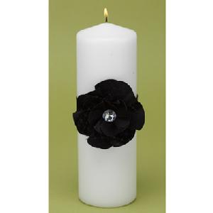11246 Black Floral Fantasy Unity Candle