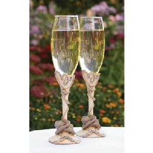 29214 Country Flair Toasting Flutes