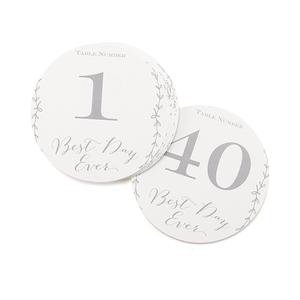 Best Day Ever Table Numbers