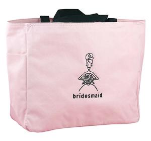 Pink Bridesmaid Tote Bag