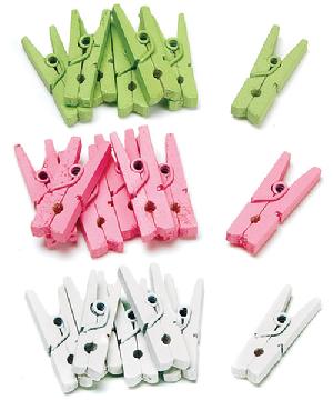 7038 Mini Wooden Clothespins