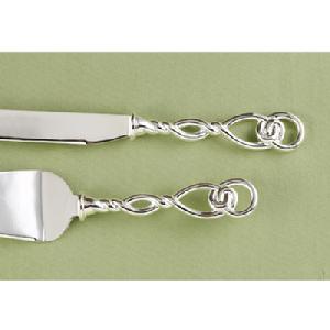 74614 Love Knot Cake Knife Set