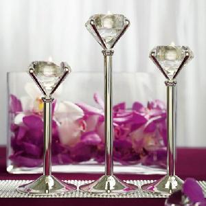 8440 Tall Diamond Shaped Tealight Holders