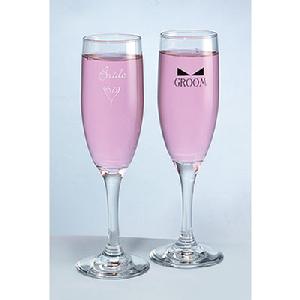 86702 Bride and Groom Champagne Toasting Flutes $19.99