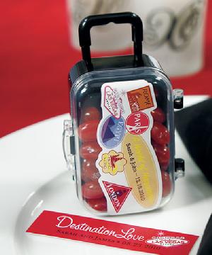 8709 Mini Trolley Suitcase Favour Container