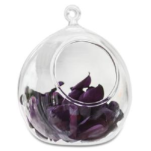 9244 Blown Glass Candle Holder