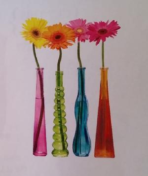 N3371 Fiesta Vases